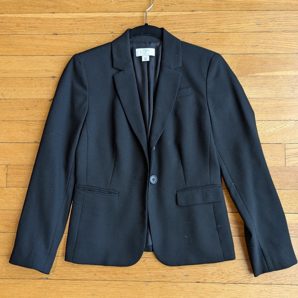 Loft Black Petite Blazer 00P